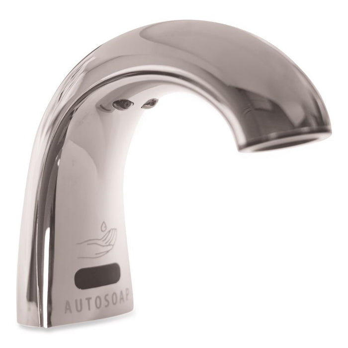 One Shot Soap Dispenser - Touch Free, Liquid, 800 mL/1,600 mL, 9.75 x 13.75 x 2.88, Polished Chrome, 4/Carton