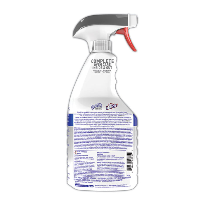 MAX Oven and Grill Cleaner, 32 oz Bottle, 8/Carton