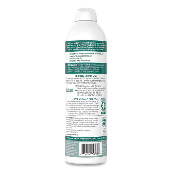 Disinfectant Sprays, Eucalyptus/Spearmint/Thyme Scent, 13.9 oz, Spray Bottle