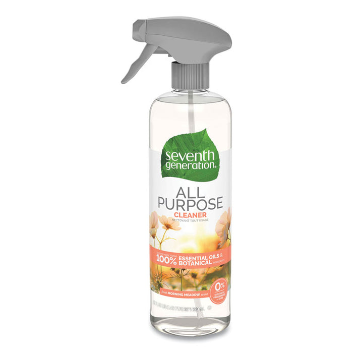 Natural All-Purpose Cleaner, Morning Meadow Scent, 23 oz Trigger Spray Bottle, 8/Carton