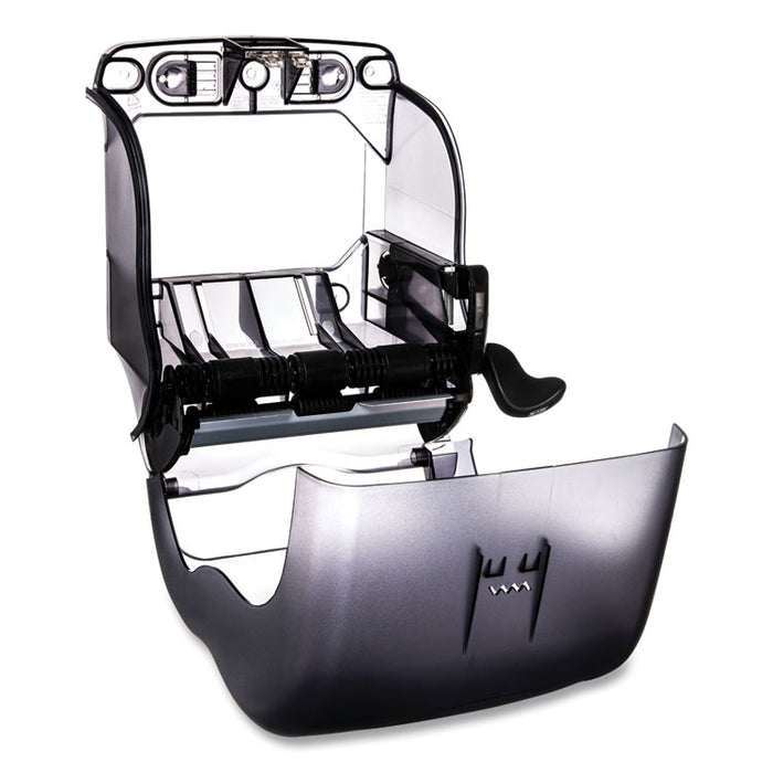 Element Lever Roll Towel Dispenser, Oceans, 12.5 x 8.5 x 12.75, Black Pearl