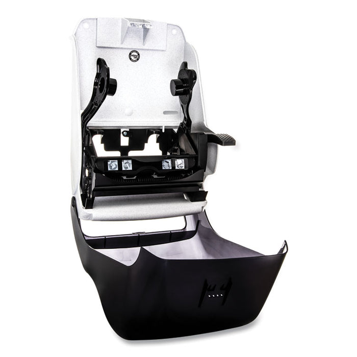 Lever Roll Towel Dispenser, Classic, 12.94 x 9.25 x 16.5, Transparent Black Pearl