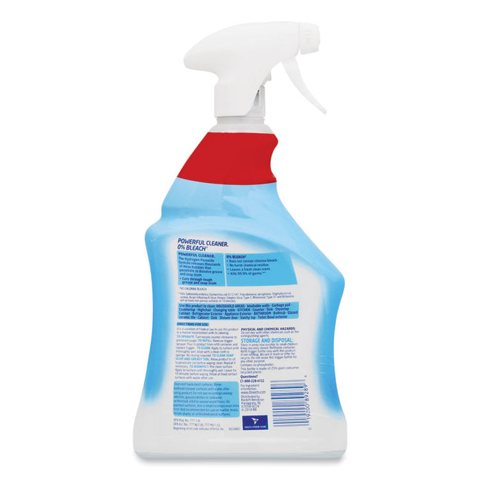 Multi-Purpose Hydrogen Peroxide Cleaner, Citrus Sparkle Zest Scent, 32 oz Trigger Spray Bottle, 9/Carton