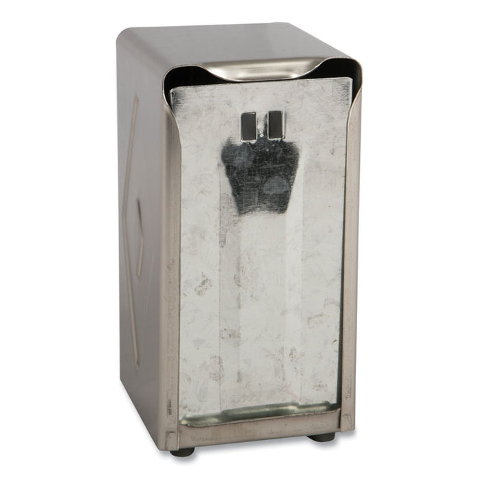 Tabletop Napkin Dispenser, Tall Fold, 3.75 x 4 x 7.5, Chrome