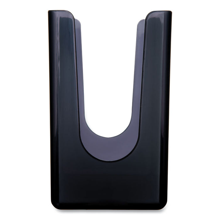 Countertop Folded Towel Dispenser, 11 x 4.38 x 7, Black Pearl