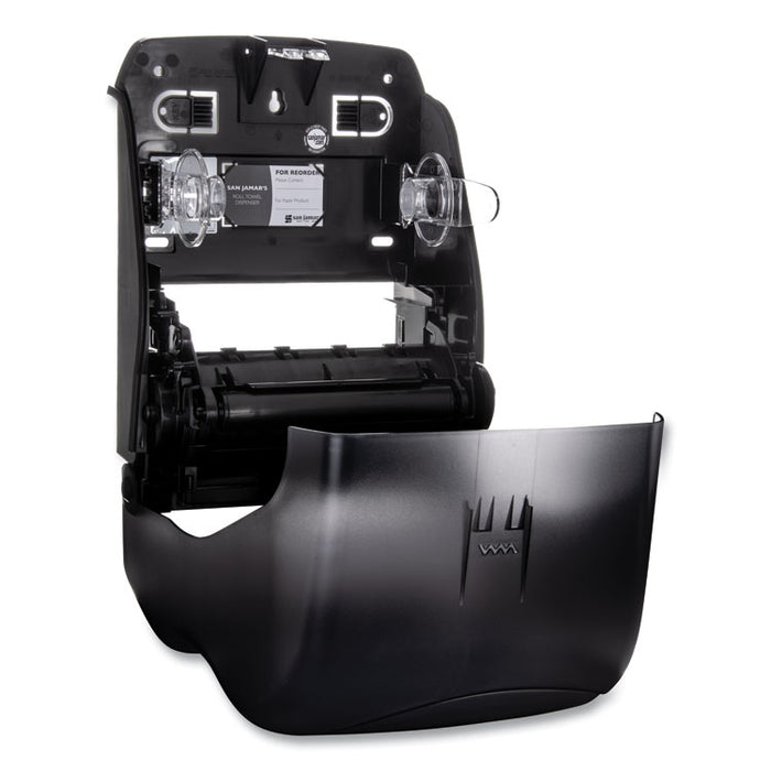 Simplicity Mechanical Roll Towel Dispenser, 12.38 x 9.5 x 14.63, Black Pearl