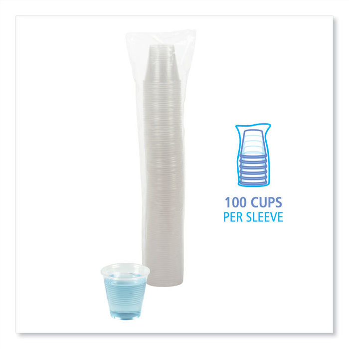 Translucent Plastic Cold Cups, 5 oz, 100/Pack