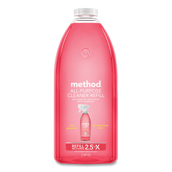 All Surface Cleaner, Grapefruit Scent, 68 oz Plastic Bottle, 6/Carton