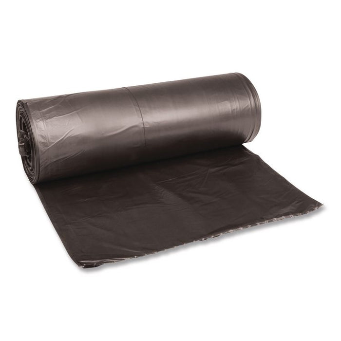 Linear Low Density Can Liners with AccuFit Sizing, 44 gal, 0.9 mil, 37" x 50", Black, 50/Box