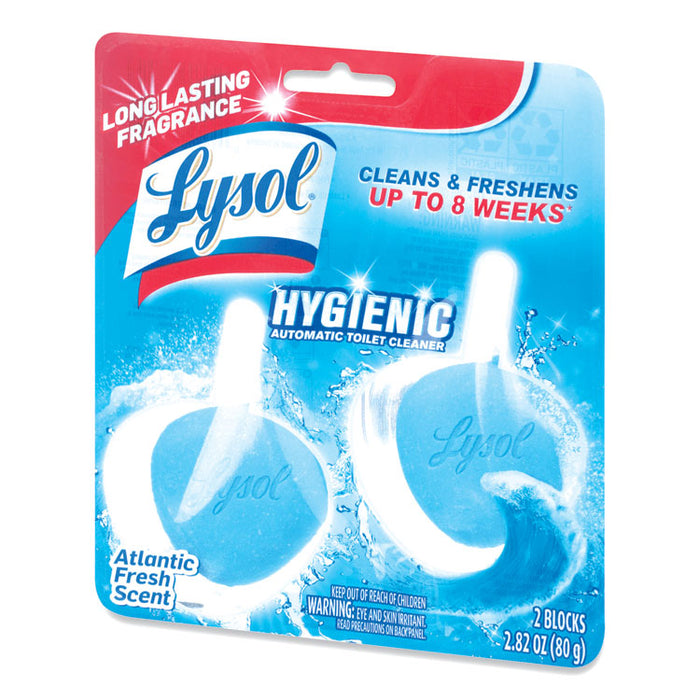 Hygienic Automatic Toilet Bowl Cleaner, Atlantic Fresh Scent, 2/Pack