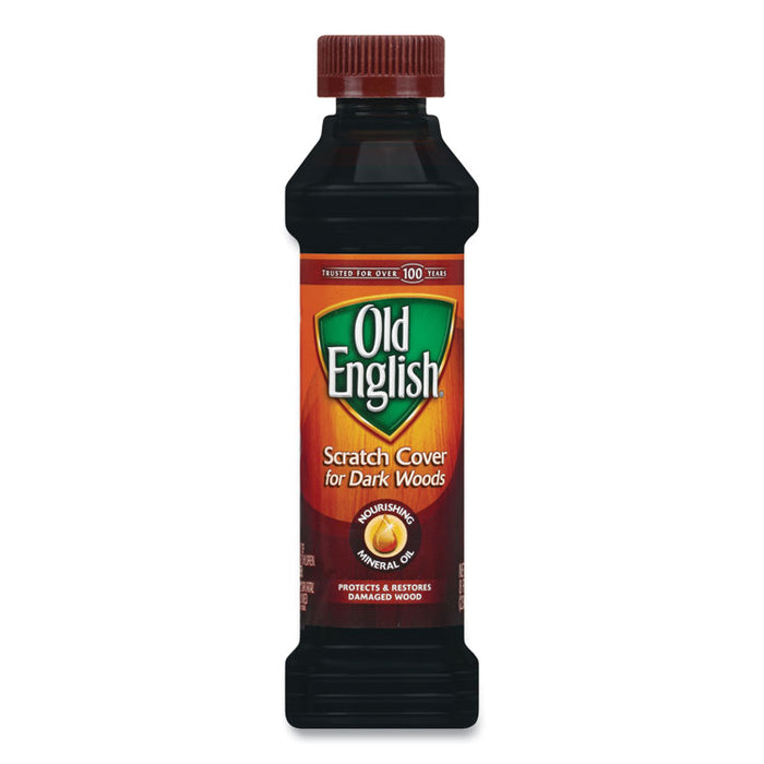 Furniture Scratch Cover, For Dark Woods, Citrus Scent, 8 oz Bottle, 6/Carton