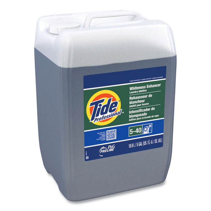 Whiteness Enhancer Laundry Additive, Unscented, 5 gal, Closed-Loop Container