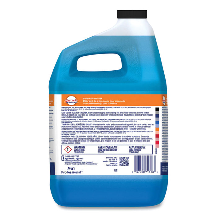 Silverware Presoak, Mild Citrus Scent, 1 gal Bottle, 2/Carton