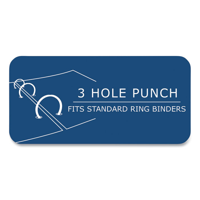 Notebook Filler Paper, 3-Hole, 8 x 10.5, Wide/Legal Rule, 200/Pack