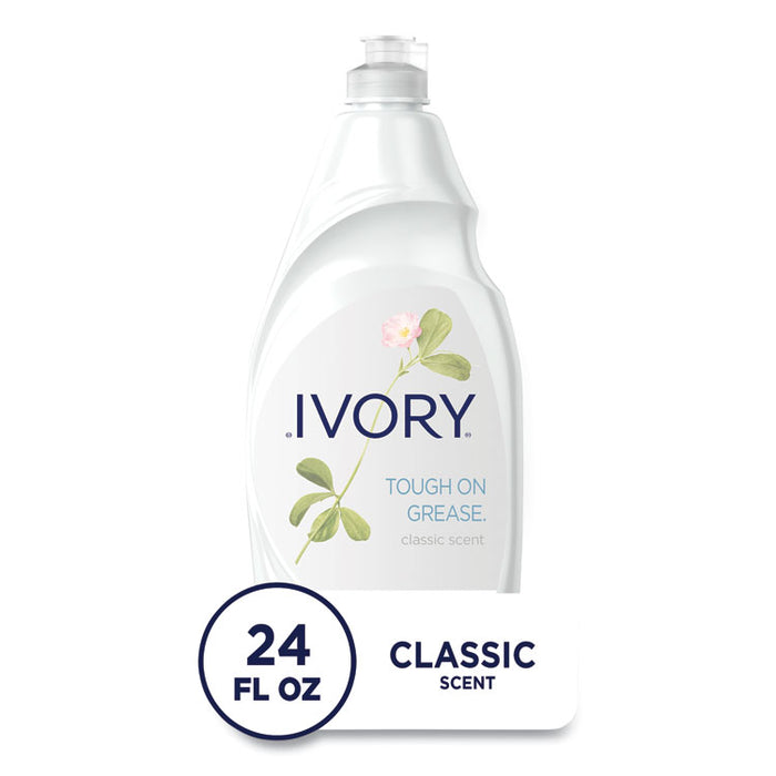 Dish Detergent, Classic Scent, 24 oz Bottle, 10/Carton