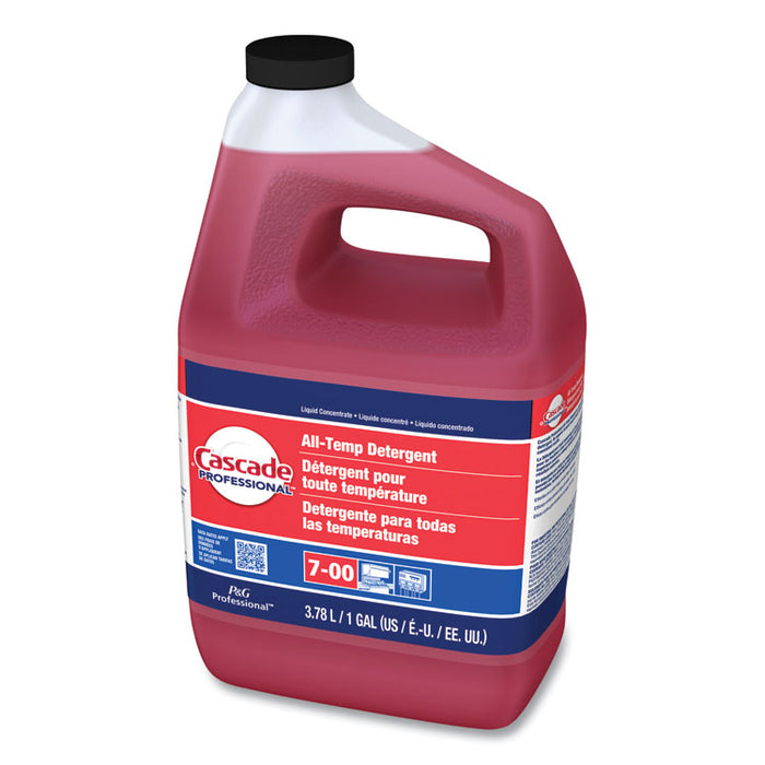 All-Temp Detergent, Unscented, 1 gal Bottle, 2/Carton