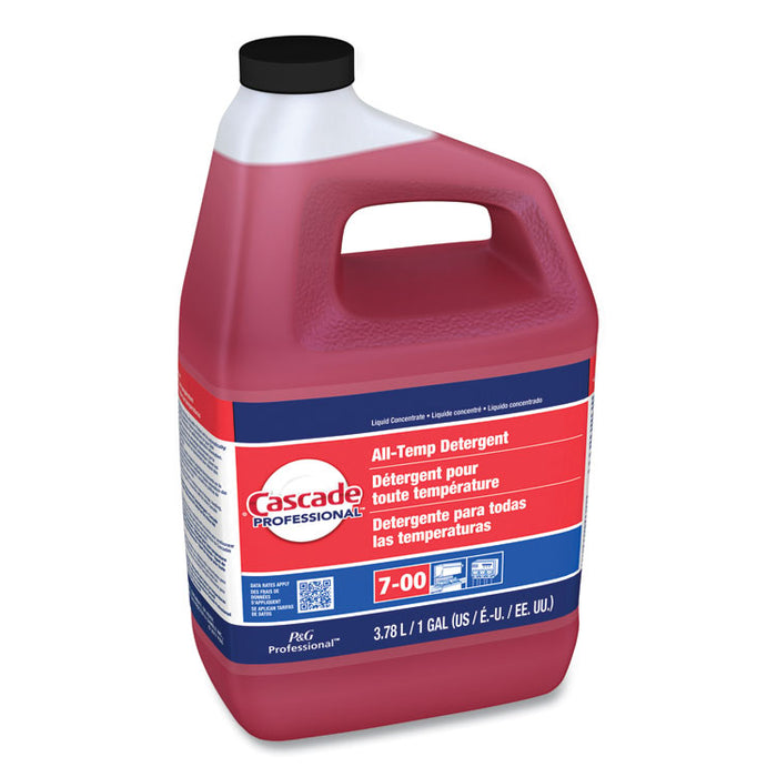 All-Temp Detergent, Unscented, 1 gal Bottle, 2/Carton