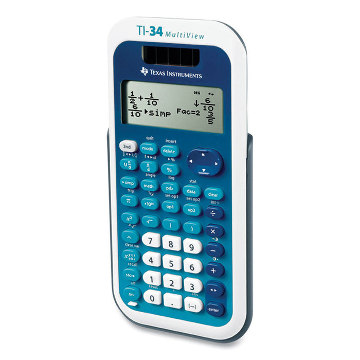 TI-34 MultiView Scientific Calculator, 16-Digit LCD