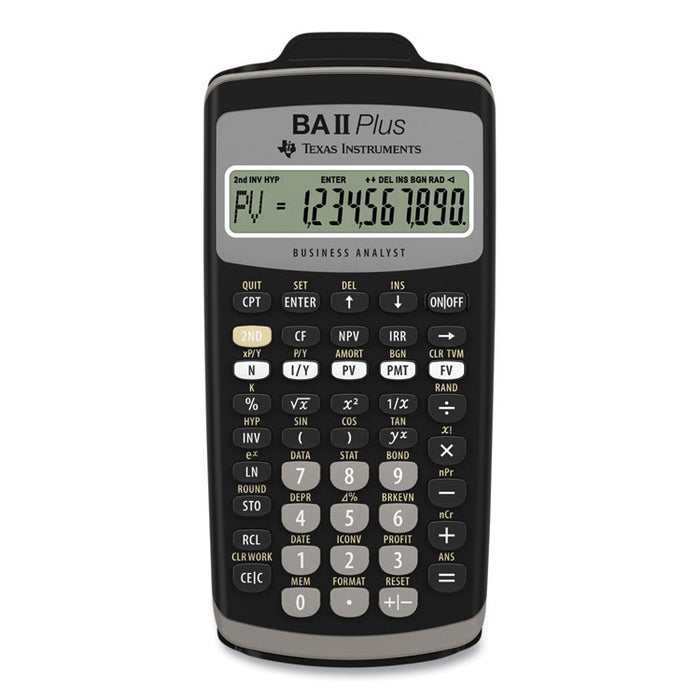 BAIIPlus Financial Calculator, 10-Digit LCD