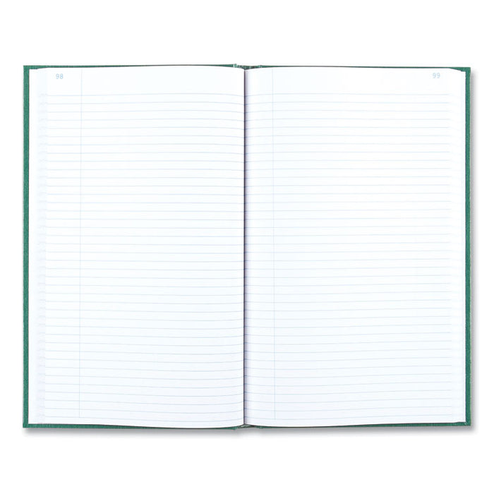 Emerald Series Account Book, Green Cover, 12.25 x 7.25 Sheets, 500 Sheets/Book