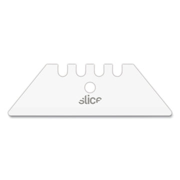 Safety Utility Knife Blades, Rounded Tip, Ceramic Zirconium Oxide, 2/Pack