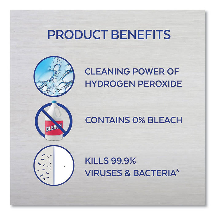 Bathroom Cleaner with Hydrogen Peroxide, Cool Spring Breeze Scent, 22 oz Trigger Spray Bottle, 12/Carton