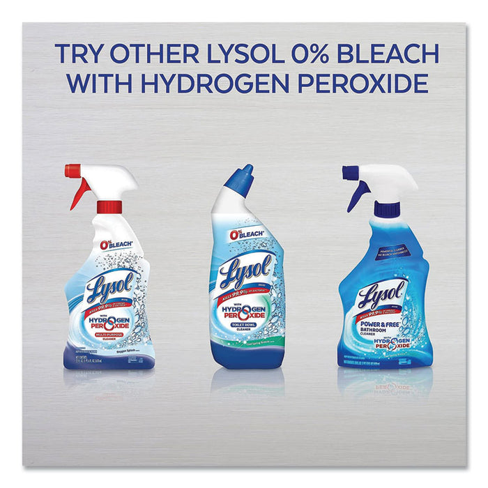 Bathroom Cleaner with Hydrogen Peroxide, Cool Spring Breeze Scent, 22 oz Trigger Spray Bottle, 12/Carton