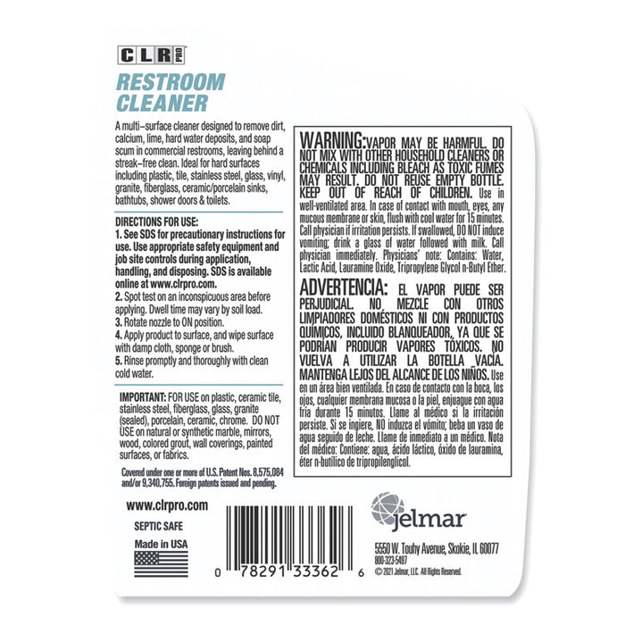 Restroom Cleaner, 32 oz Pump Spray Bottle