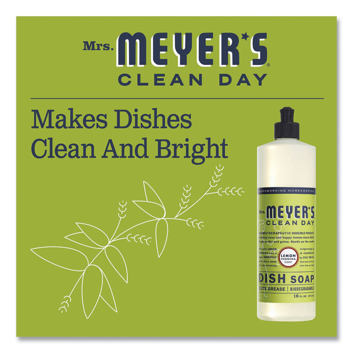 Dish Soap, Lemon Verbena Scent, 16 oz Bottle