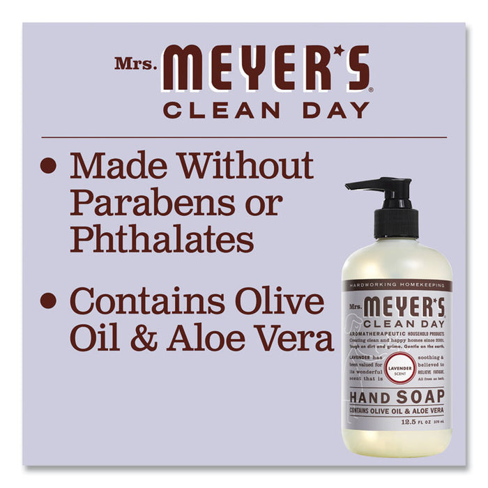 Clean Day Liquid Hand Soap, Lavender Scent, 12.5 oz, 6/Carton