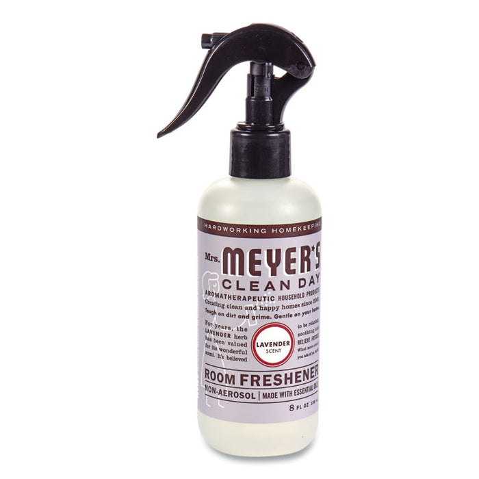 Clean Day Room Freshener, Lavender, 8 oz, Non-Aerosol Spray, 6/Carton
