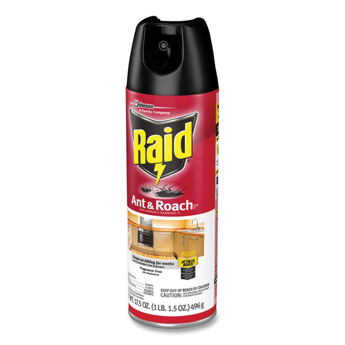 Ant and Roach Killer, 17.5 oz Aerosol Spray, Fragrance-Free