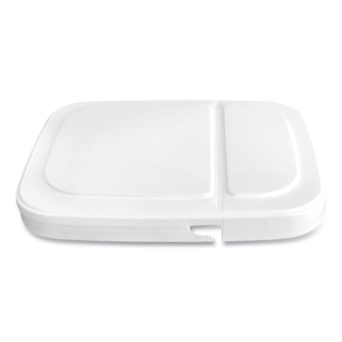 Polypropylene Dry Wipe Charging Bucket, White, 12/Box