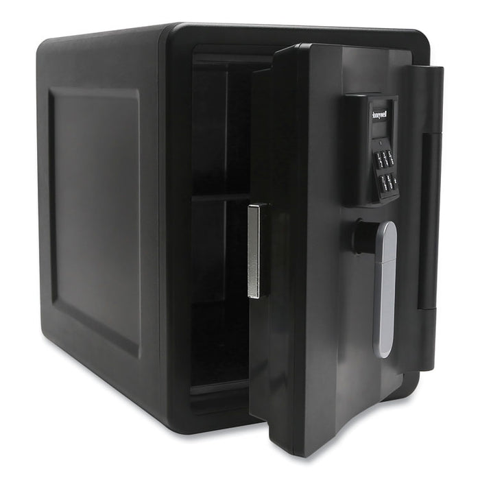 Fire and Waterproof Safe with Digital Lock, 11.8 x 16.7 x 15.6, 0.7 cu ft, Black
