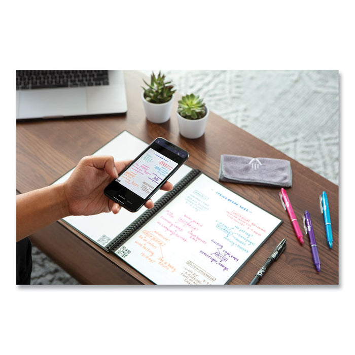 Core Smart Notebook, Dotted Rule (4 sq/in), Black Cover, (16) 11 x 8.5 Sheets