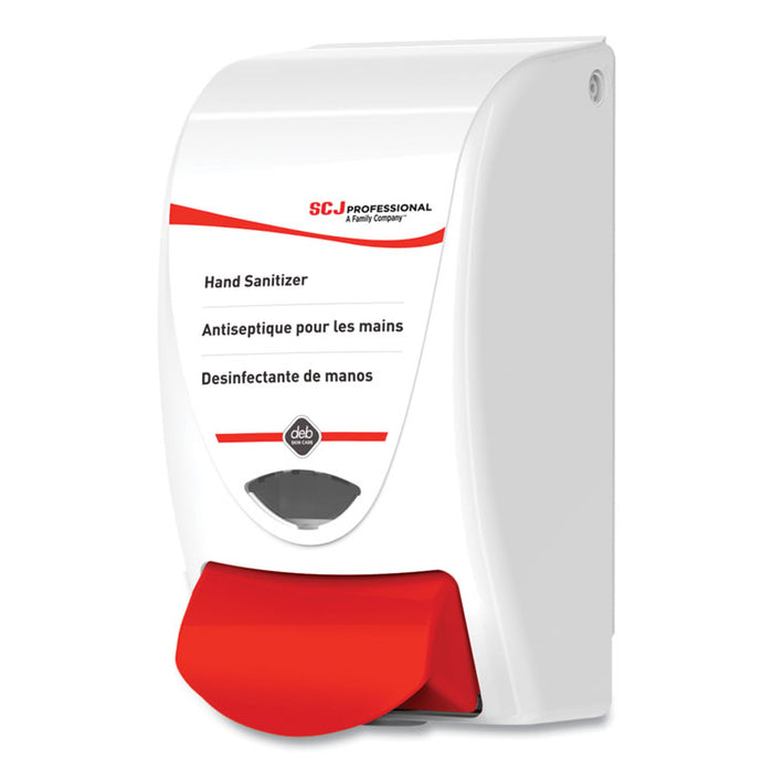 Hand Sanitizer Dispenser, 1L, 4.92 x 4.6 x 9.25, White