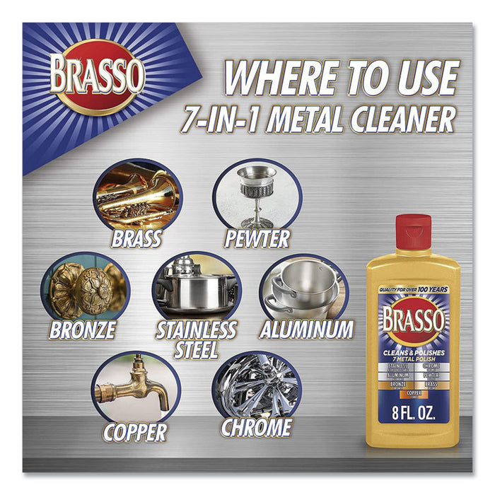 Metal Surface Polish, 8 oz Bottle