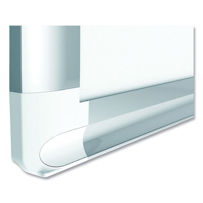 Magnetic Dry Erase Calendar Board, 12-Month Planning/Scheduling, 48" x 36", White Surface, Satin Aluminum Frame