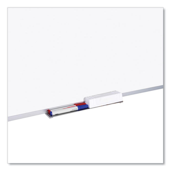 Earth Silver Easy Clean Dry Erase Boards, 96" x 48", White Surface, Satin Aluminum Frame