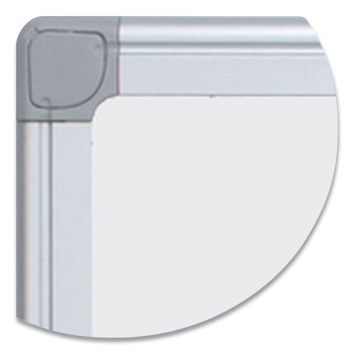 Earth Silver Easy Clean Dry Erase Boards, 72" x 48", White Surface, Satin Aluminum Frame