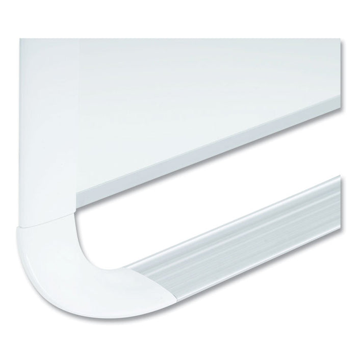 Gold Ultra Magnetic Dry Erase Boards, 36" x 24", White Surface, White/Natural Aluminum Frame