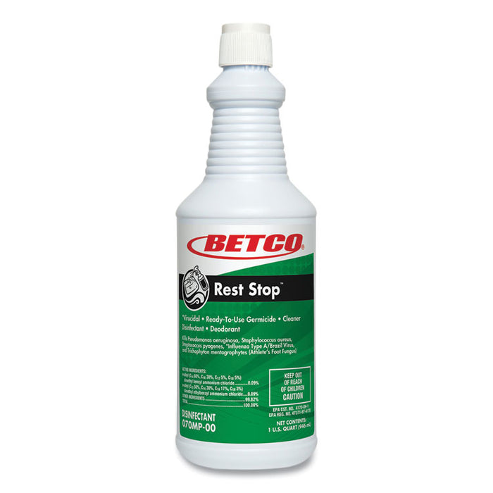 Rest Stop Non-Acid Bowl and Restroom Cleaner, Floral Fresh Scent, 32 oz Bottle
