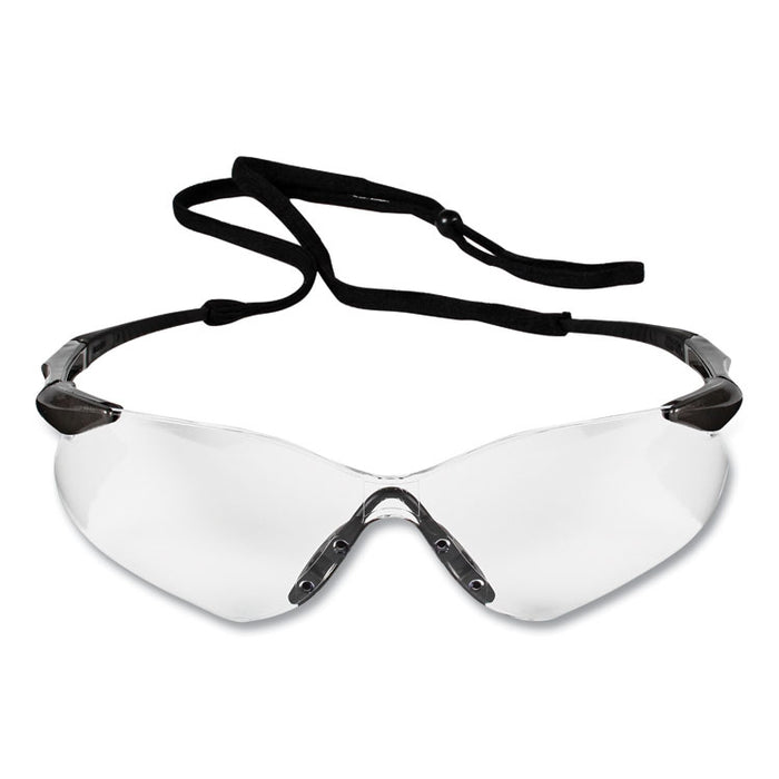 Nemesis VL Safety Glasses, Frameless, Clear Single Lens, 12/Box