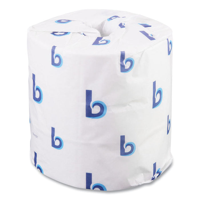 Two-Ply Toilet Tissue, Septic Safe, White, 4.5 x 4.5, 500 Sheets/Roll, 96 Rolls/Carton
