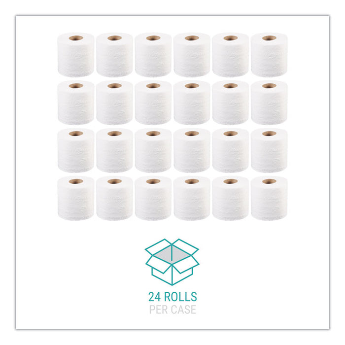Bath Tissue, Individually Wrapped Rolls, Septic Safe, 2-Ply, White, 400 Sheets/Roll, 24 Rolls/Carton
