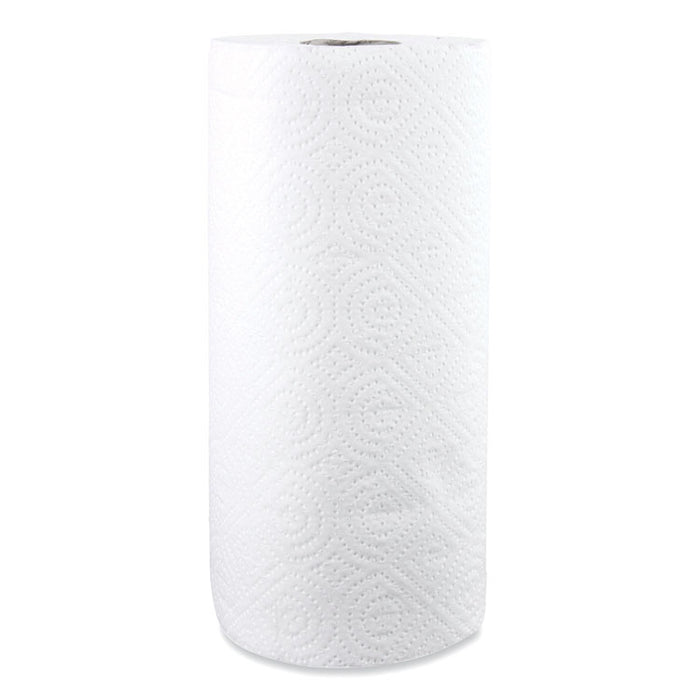 Kitchen Roll Towels, 2-Ply, 11 x 8.5, White, 85/Roll