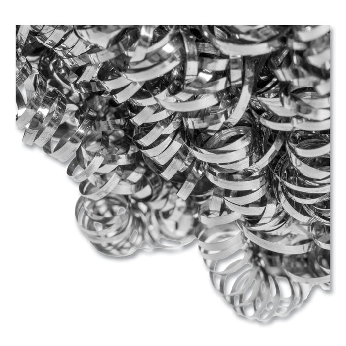Stainless Steel Sponge, Polybagged, 1.50 oz, Gray, 12/Pack, 12/Packs/Carton