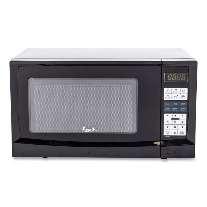 0.9 cu ft Countertop Microwave, 900 W, Black