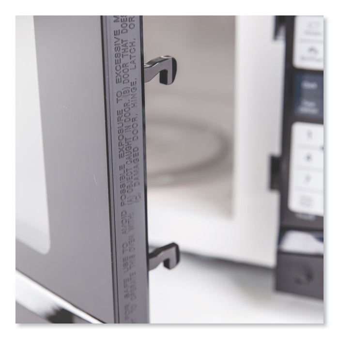 0.9 cu ft Countertop Microwave, 900 W, Black
