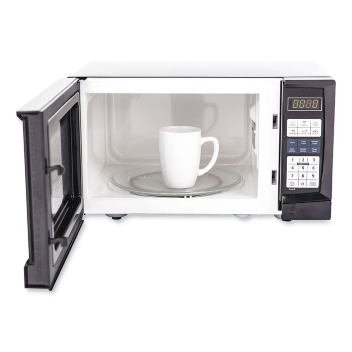 0.9 cu ft Countertop Microwave, 900 W, Black